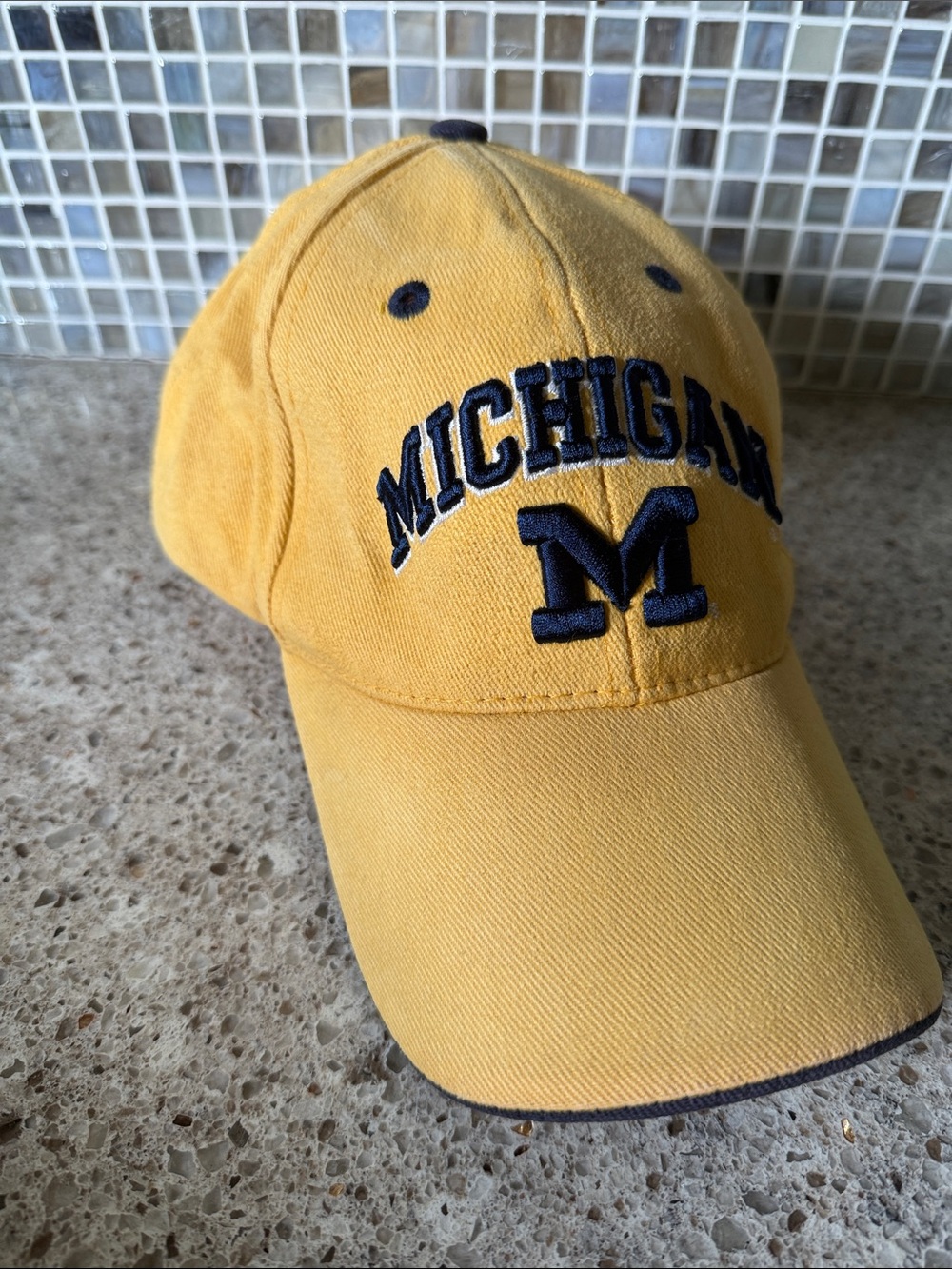 University of Michigan Yellow 'M' Baseball Cap